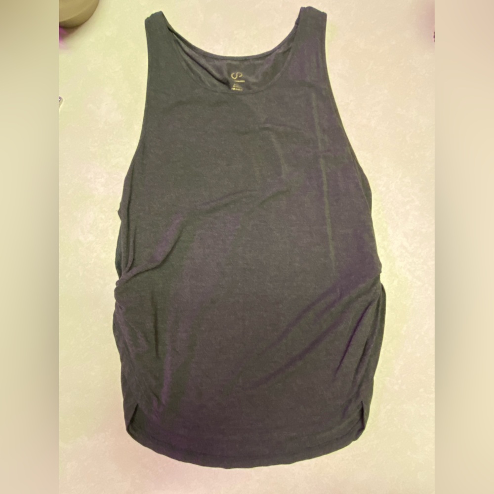 Curves N Combat Boots exercise tank.